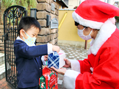 サンタ訪問
