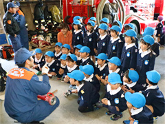 社会見学（消防署）